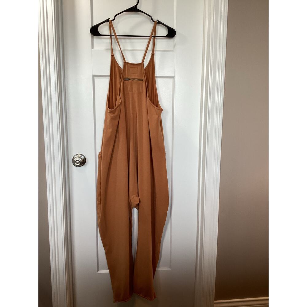 Free People Movement Women's Hot Shot Onesie Casual Orangish Brown Size Medium - Picture 7 of 11